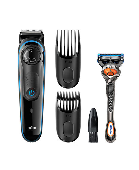 Beard Trimmer, 39 length settings plus free Gillette Fusion ProGlide Manual Razor
